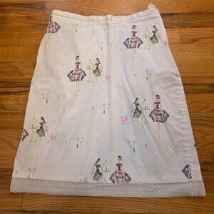 G Essentials A Line Ladies Print Skirt 10